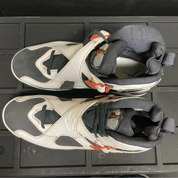 Nike Air Jordan 8 Retro LS 'Black Toe' Men's Basketball Sneaker Size 11.5 NEW - Picture 6 of 9